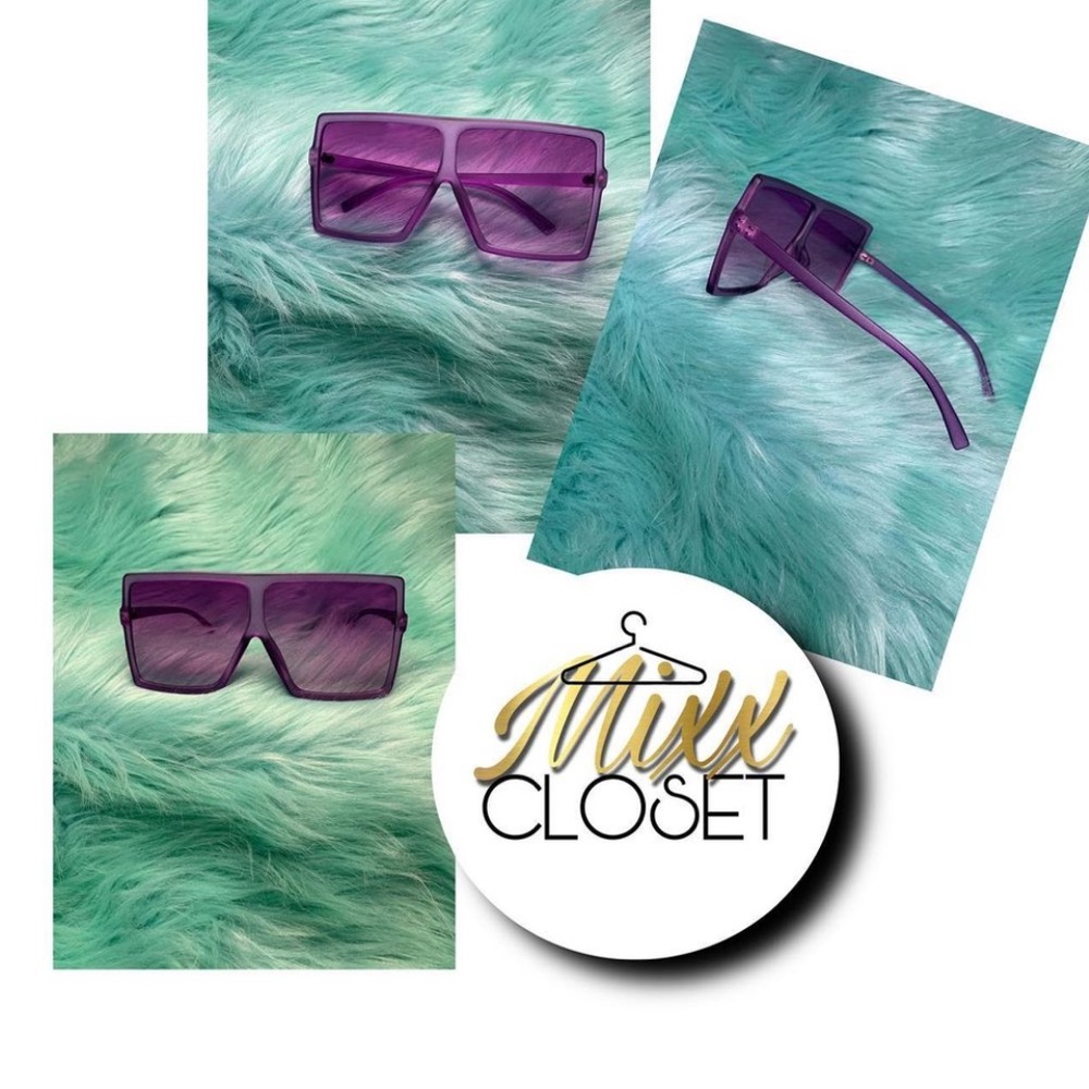 Purple sunglasses unisex